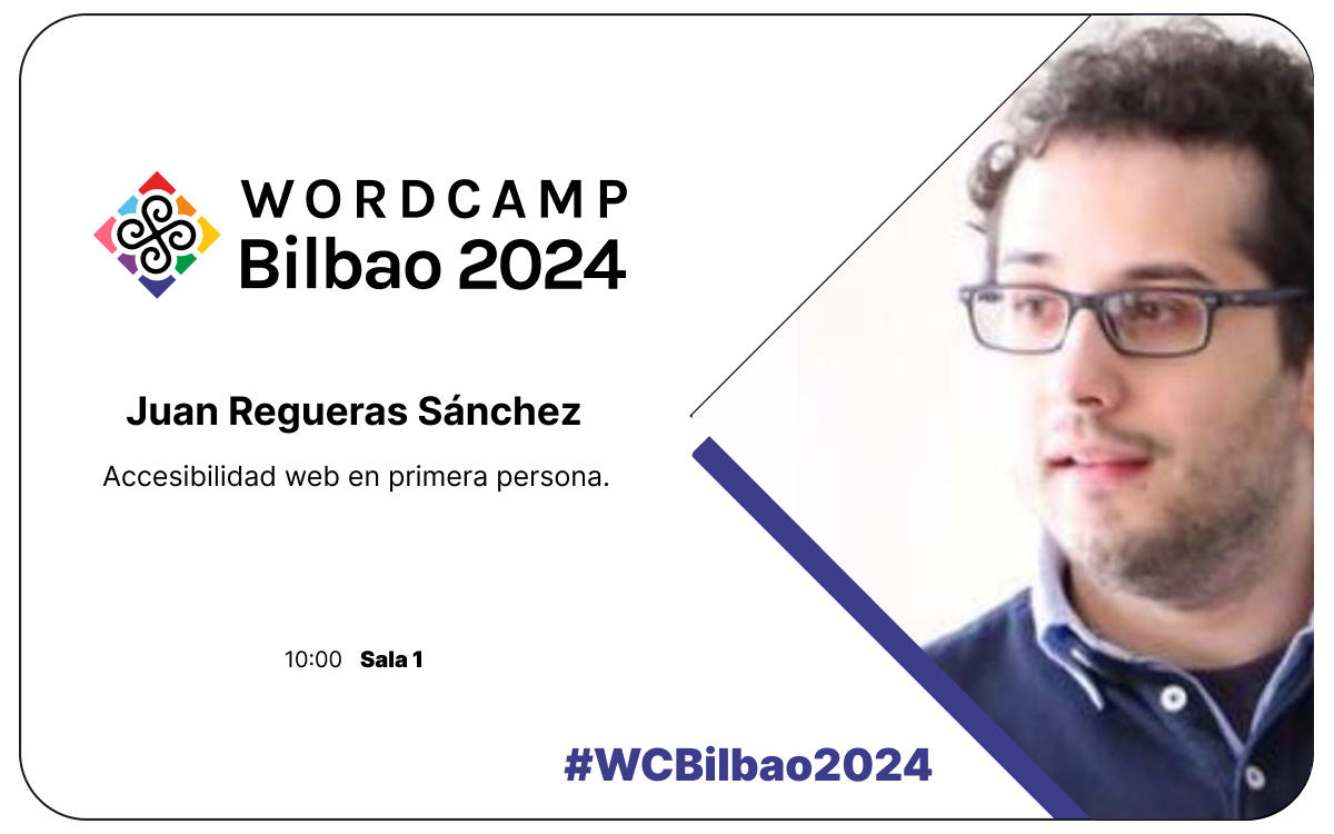 Accesibilidad web en primera persona.